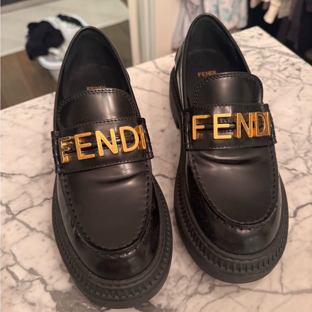 Fendi platform shoes - worn once! Comes with dust bags